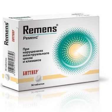 Ременс, таблетки подъязычные гомеопатические, 36 шт. цена