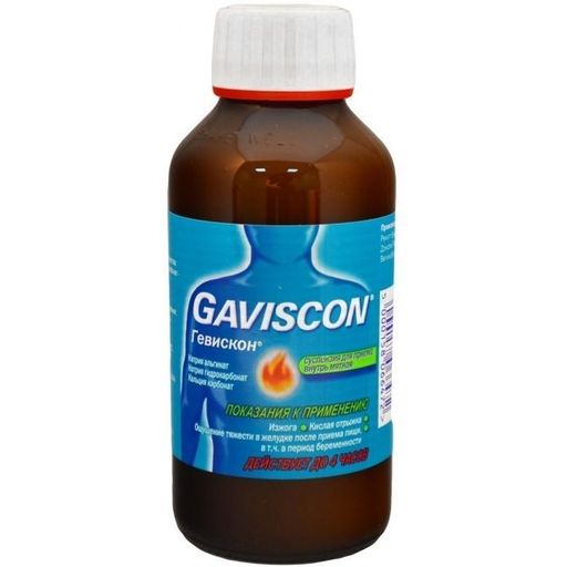 Гевискон, суспензия для приема внутрь, с мятным вкусом, 150 мл, 1 шт. цена