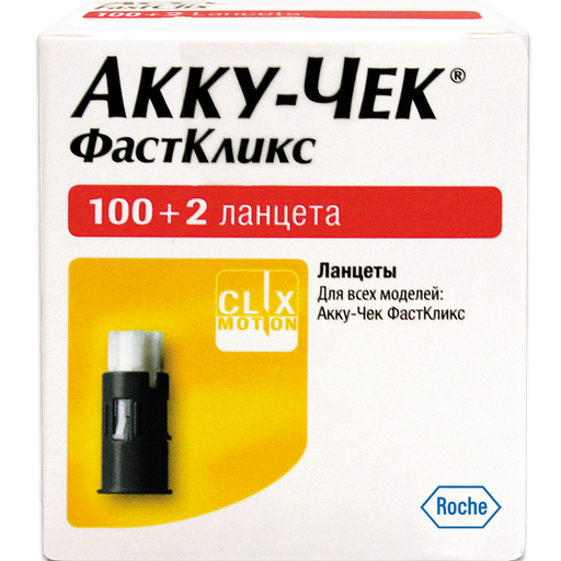 Accu-Chek FastClix Ланцеты, 102 шт.