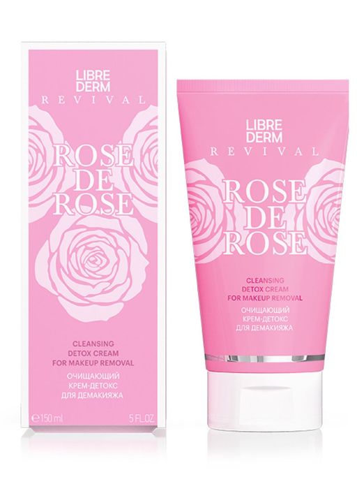 Librederm ROSE DE ROSE Крем-детокс очищающий, крем для лица, 150 мл, 1 шт.