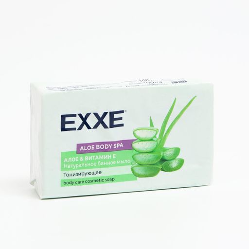 EXXE Body SPA Мыло банное, мыло, с алоэ вера и витамином E, 160 г, 1 шт.