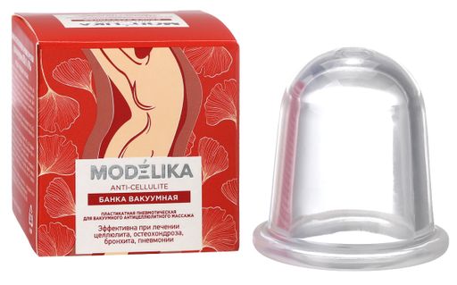 Modelika Банка вакуумная для антицеллюлитного массажа, 1 шт.