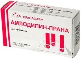 Амлодипин-Прана, 5 мг, таблетки, 60 шт.