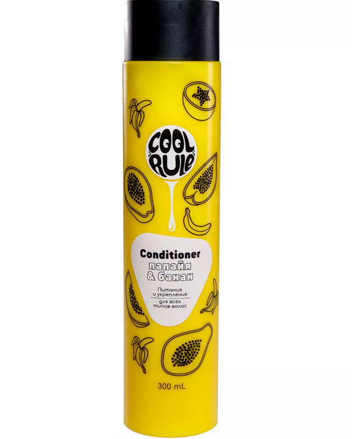 Cool Rule Hair Кондиционер Питание и укрепление, кондиционер для волос, Папайя и банан, 300 мл, 1 шт.