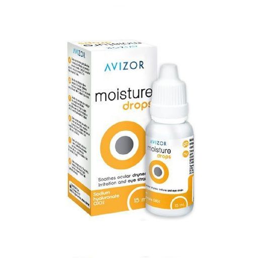Moisture Drops Средство по уходу за контактными линзами, 15 мл, 1 шт.