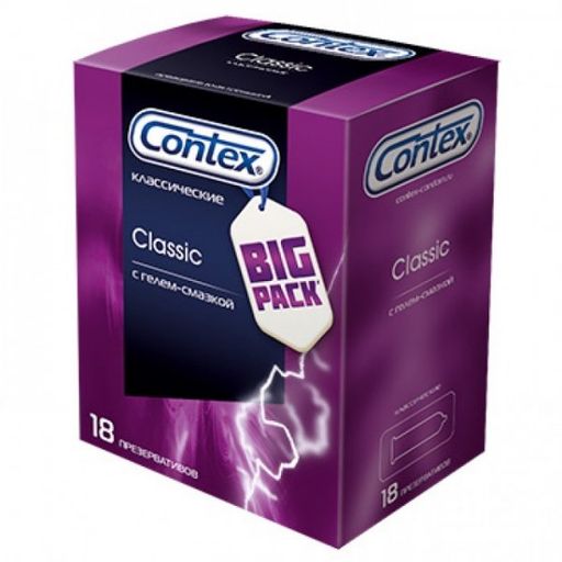 Презервативы Contex Classic, презерватив, 18 шт. цена