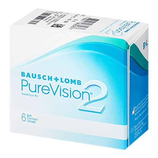 Bausch&Lomb PureVision 2 Контактные линзы плановой замены, BC=8.6 d=14.0, D(-7.00), 6 шт.