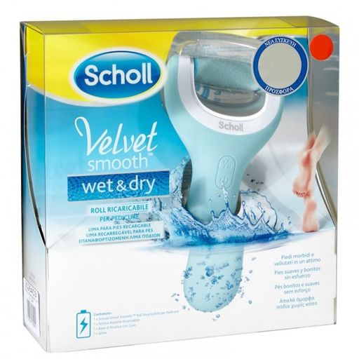 Scholl Velvet Smooth Wet&Dry электрическая роликовая водонепроницаемая пилка, 1 шт. цена
