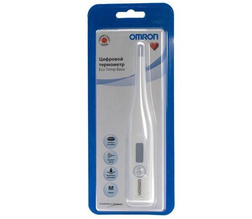 Термометр электронный OMRON Eco Temp Basic (MC-246-RU), 1 шт.