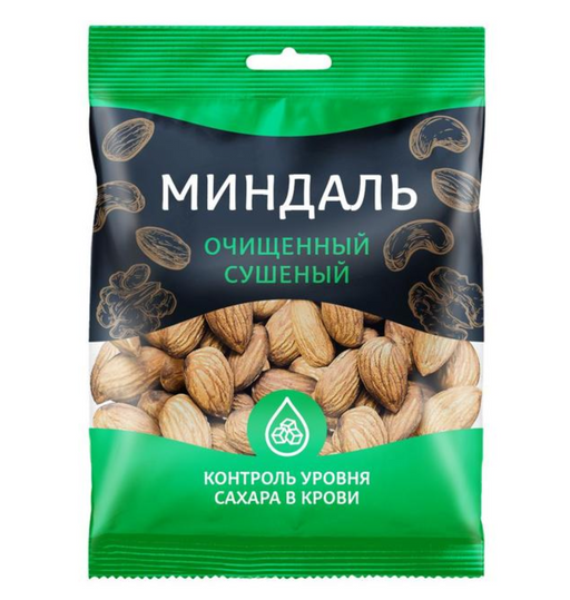 Миндаль орех очищенный, 50 г, 1 шт.