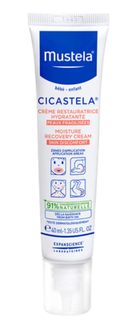 Mustela Cicastela Восстанавливающий увлажняющий крем, крем для детей, 40 мл, 1 шт.