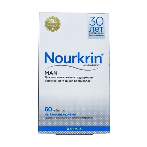Нуркрин для мужчин, таблетки, 60 шт.