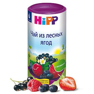 Чай Hipp Лесные ягоды, чай быстрорастворимый, 200 г, 1 шт. цена