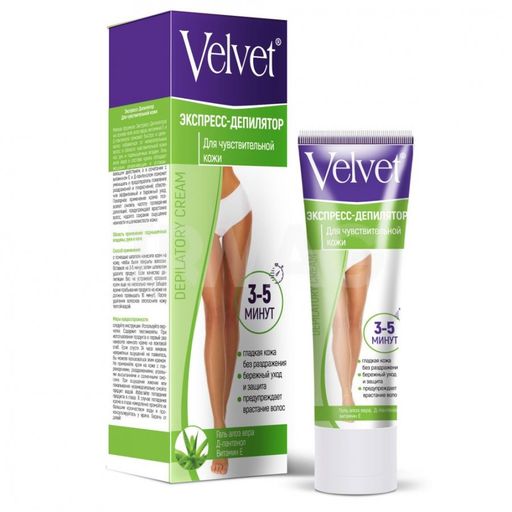 Velvet Экспресс-депилятор для чувствительной кожи, 100 мл, 1 шт.
