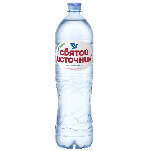 Вода Святой источник питьевая, негазированная, в пластиковой бутылке, 1.5 л, 1 шт. цена