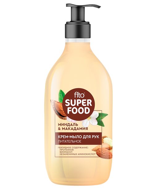 Fito Superfood Крем-мыло для рук Питательное, крем-мыло, 520 мл, 1 шт.