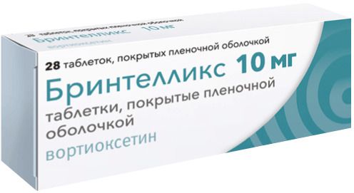 Бринтелликс, 10 мг, таблетки, покрытые пленочной оболочкой, 28 шт. цена