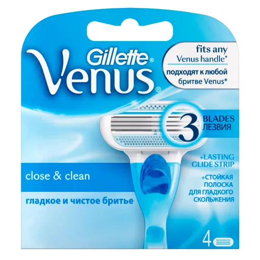 Gillette Venus Кассеты, для женщин, 4 шт. цена