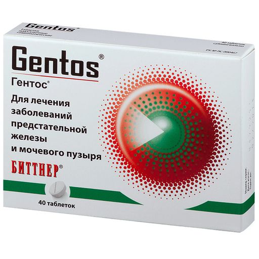 Гентос, таблетки подъязычные гомеопатические, 40 шт.