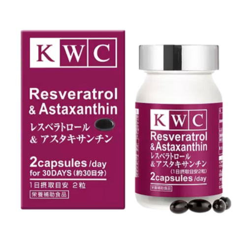 KWC Ресвератрол и Астаксантин, капсулы, 60 шт.