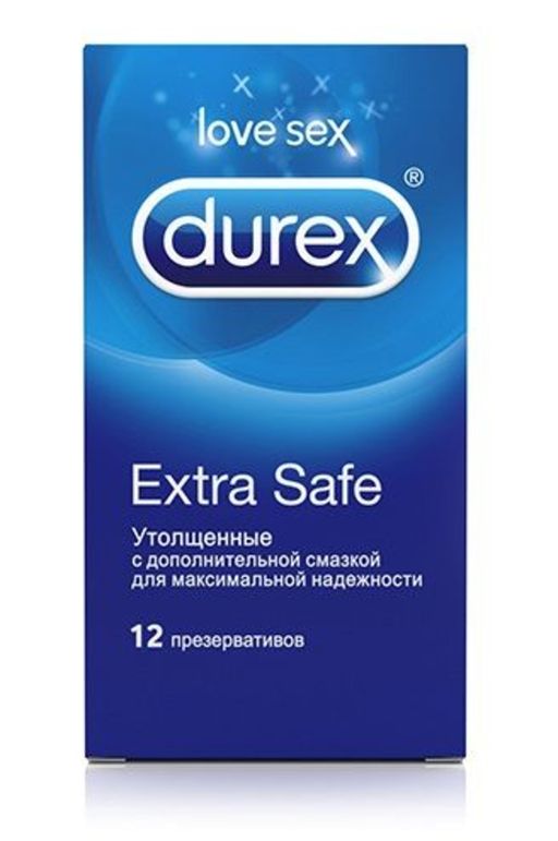 Презервативы Durex Extra Safe, презерватив, гладкие, утолщенные, 12 шт. цена