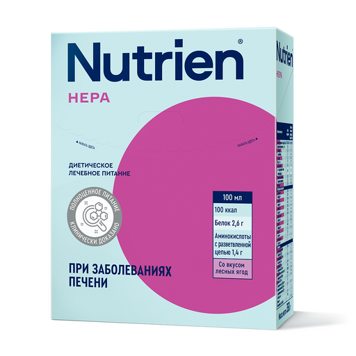 Nutrien Hepa, смесь сухая, со вкусом лесных ягод, 350 г, 1 шт. цена